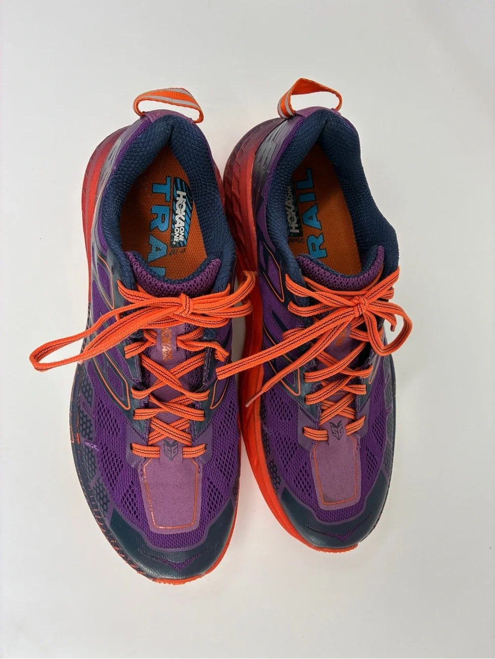 HOKA ONE ONE Speedgoat 2 Men’s Trail Running Sneakers Red Mesh Low Top 9.5